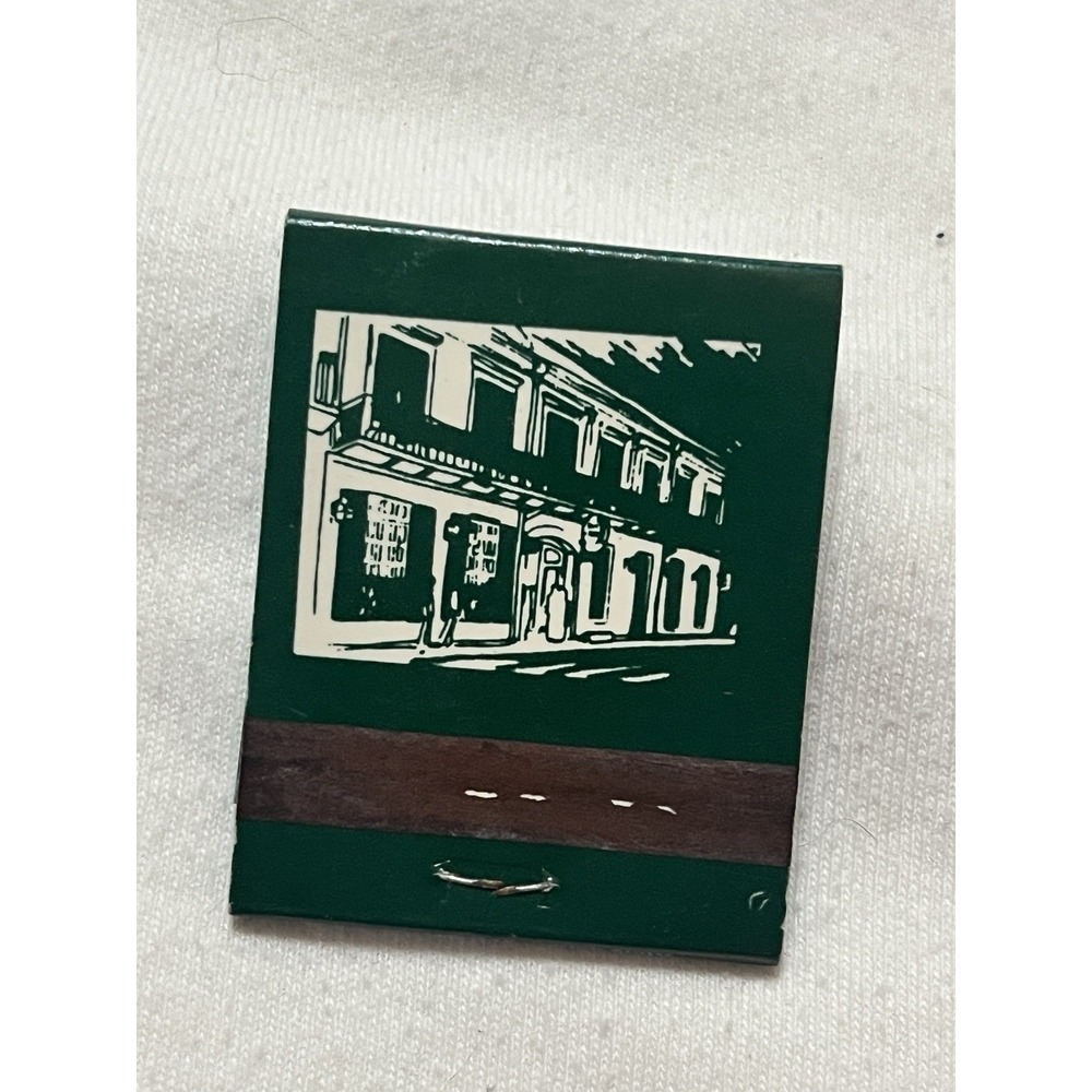 Pat O'Brien's New Orleans Matchbook Vintage Bar Hurricane Drink Souvenir